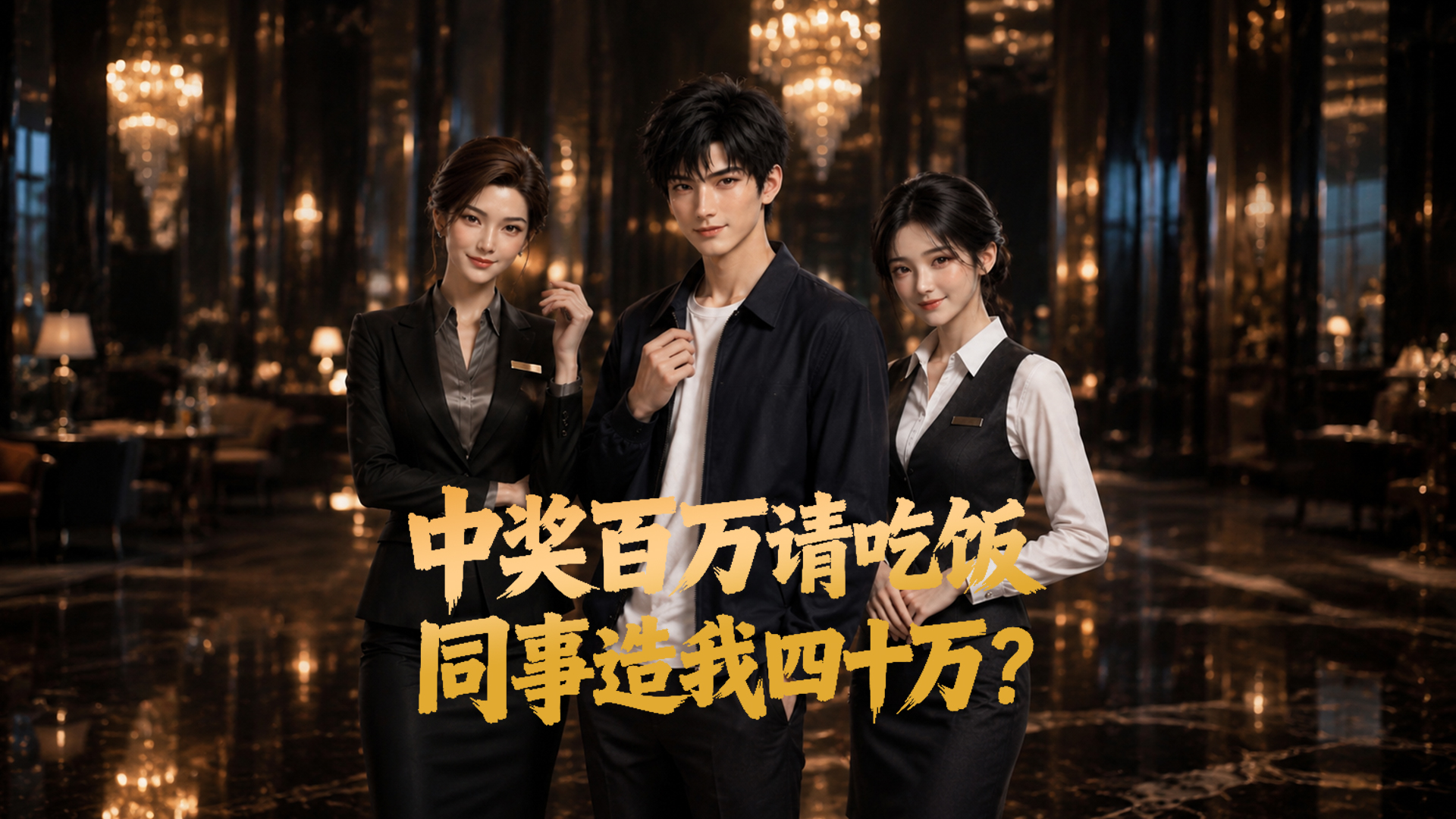 中奖百万请吃饭，同事造我四十万？